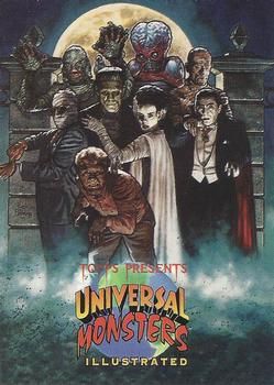 1994 Topps Universal Monsters #1 UMI Title Card Front