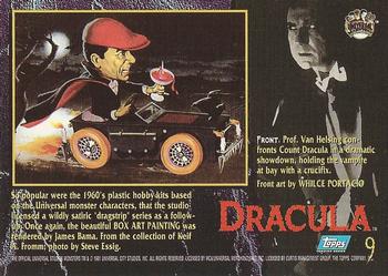 1994 Topps Universal Monsters #9 Dracula Back