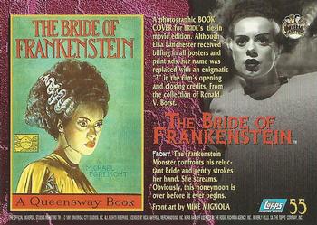 1994 Topps Universal Monsters #55 The Bride of Frankenstein Back