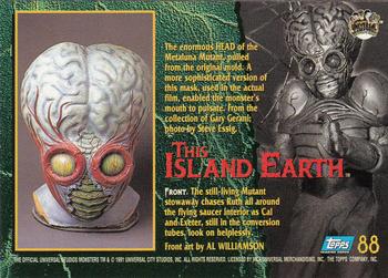 1994 Topps Universal Monsters #88 This Island Earth Back
