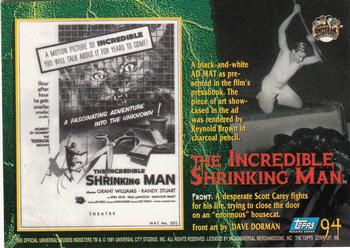 1994 Topps Universal Monsters #94 The Incredible Shrinking Man Back