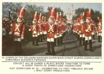 1965 Donruss Disneyland (Puzzle Back) #19 Corps of Toy Soldiers Marches Down Main Street Duirng Disneyland's Christmas Seasons Parade Front