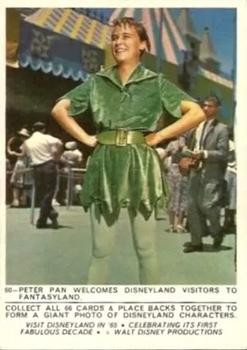 1965 Donruss Disneyland (Puzzle Back) #60 Peter Pan Welcomes Disneyland Visitors to Fantasyland Front