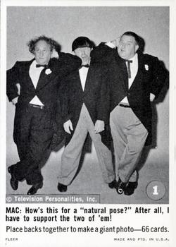 1966 Fleer The Three Stooges #1  How's This For A 