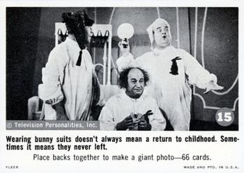 1966 Fleer The Three Stooges #15  Wearing Bunny Suits Doesn't Always Mean Front