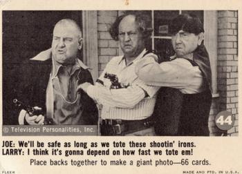 1966 Fleer The Three Stooges #44 We'll Be Safe As Long As We Tote These Front