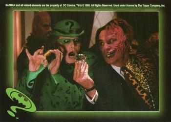 1995 Topps Batman Forever Stickers #13 Riddler and Two-Face Front