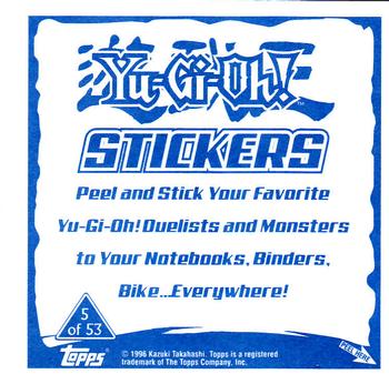 2002 Topps Yu-Gi-Oh Stickers #5 Mai Valentine Back