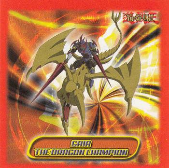 2002 Topps Yu-Gi-Oh Stickers #10 Gaia the Dragon Champion Front
