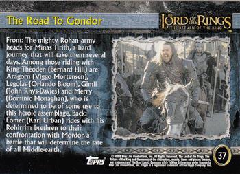 2003 Topps Lord of the Rings: The Return of the King #37 The Road To Gondor Back
