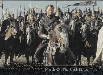 2003 Topps Lord of the Rings: The Return of the King #73 March On The Black Gates Front
