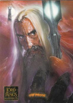 2006 Topps Lord of the Rings Masterpieces #12 Saruman Front
