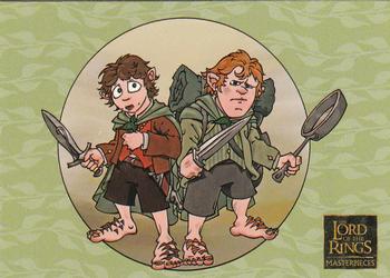 2006 Topps Lord of the Rings Masterpieces #66 Frodo & Sam Front