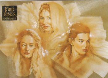 2006 Topps Lord of the Rings Masterpieces #74 The Three Women Front