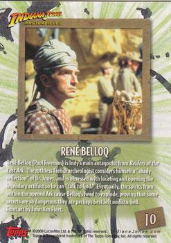 2008 Topps Indiana Jones Masterpieces #10 Ren‚ Belloq Back