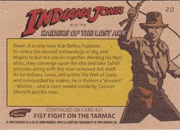2008 Topps Indiana Jones Heritage #20 Trapped Beneath the Desert Back