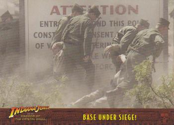 2008 Topps Indiana Jones and the Kingdom of the Crystal Skull #14 Base under Siege! Front