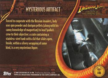 2008 Topps Indiana Jones and the Kingdom of the Crystal Skull #18 Mysterious Artifact Back