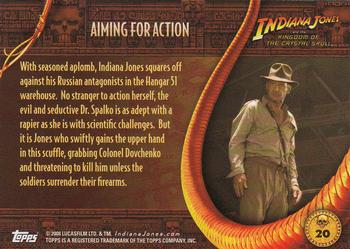 2008 Topps Indiana Jones and the Kingdom of the Crystal Skull #20 Aiming for Action Back