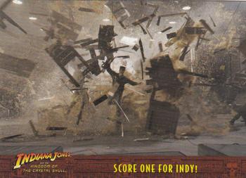 2008 Topps Indiana Jones and the Kingdom of the Crystal Skull #22 Score One for Indy! Front