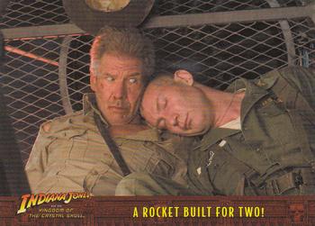 2008 Topps Indiana Jones and the Kingdom of the Crystal Skull #24 A Rocket Built for Two! Front