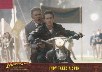 2008 Topps Indiana Jones and the Kingdom of the Crystal Skull #34 Indy Takes a Spin Front