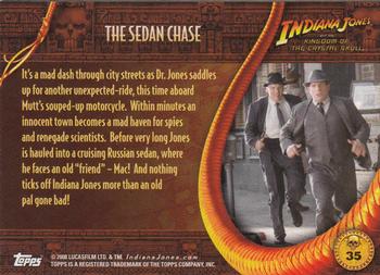 2008 Topps Indiana Jones and the Kingdom of the Crystal Skull #35 The Sedan Chase Back