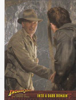 2008 Topps Indiana Jones and the Kingdom of the Crystal Skull #42 Into a Dark Domain Front