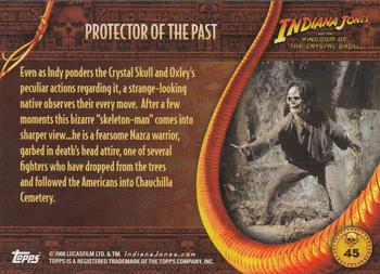 2008 Topps Indiana Jones and the Kingdom of the Crystal Skull #45 Protector of the Past Back