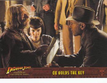 2008 Topps Indiana Jones and the Kingdom of the Crystal Skull #48 Ox Holds the Key Front
