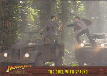 2008 Topps Indiana Jones and the Kingdom of the Crystal Skull #58 The Duel with Spalko Front