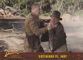 2008 Topps Indiana Jones and the Kingdom of the Crystal Skull #60 Dovchenko vs. Indy Front