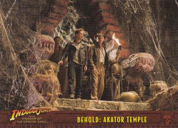 2008 Topps Indiana Jones and the Kingdom of the Crystal Skull #62 Behold: Akator Temple Front