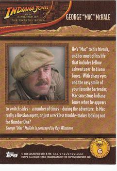 2008 Topps Indiana Jones and the Kingdom of the Crystal Skull #6 George 