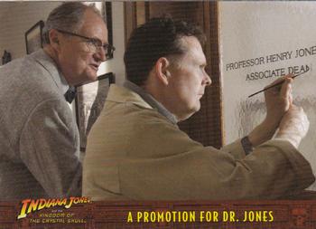 2008 Topps Indiana Jones and the Kingdom of the Crystal Skull #71 A Promotion for Dr. Jones Front