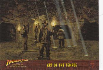 2008 Topps Indiana Jones and the Kingdom of the Crystal Skull #76 Art of the Temple Front