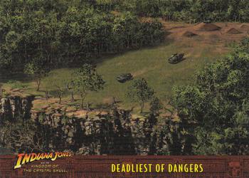 2008 Topps Indiana Jones and the Kingdom of the Crystal Skull #81 Deadliest of Dangers Front