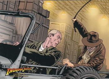 2008 Topps Indiana Jones and the Kingdom of the Crystal Skull #86 Trouble in Hangar 51 Front