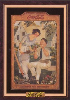 1994 Collect-A-Card Coca-Cola Collection Series 3 #235 Trimming the lawn, 1925 Front