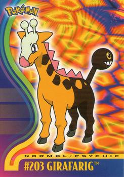 2001 Topps Pokemon Johto (UK) #NNO Girafarig Front