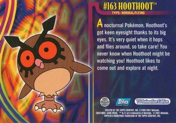 2001 Topps Pokemon Johto (UK) #NNO Hoothoot Back