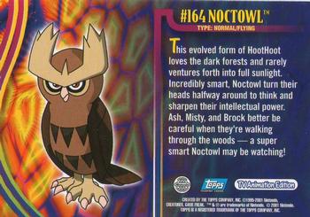 2001 Topps Pokemon Johto (UK) #NNO Noctowl Back