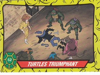 1989 O-Pee-Chee Teenage Mutant Ninja Turtles #52 Turtles Triumphant Front
