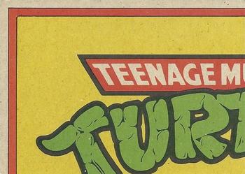1989 O-Pee-Chee Teenage Mutant Ninja Turtles #89 Raphael Back