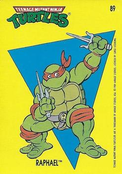 1989 O-Pee-Chee Teenage Mutant Ninja Turtles #89 Raphael Front