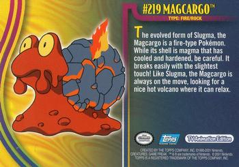 2001 Topps Pokemon Johto League Champions #NNO Magcargo Back
