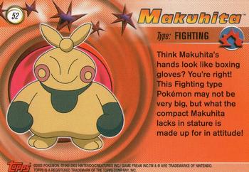 2003 Topps Pokemon Advanced #52 Makuhita Back