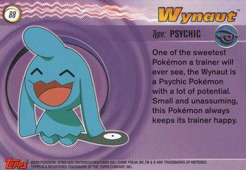 2003 Topps Pokemon Advanced #88 Wynaut Back