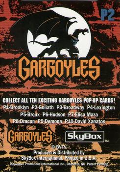 1995 Skybox Gargoyles - Pop-Ups #P2 Goliath Back