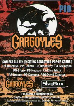 1995 Skybox Gargoyles - Pop-Ups #P10 David Xanatos Back